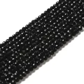 Natural Black Onyx Beads Strands