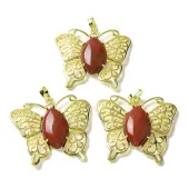 Natural Red Jasper Pendants