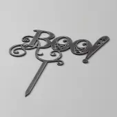 Acrylic Halloween Theme Word Cake Insert Card Decoration