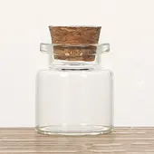 Glass Cork Bottles Ornament