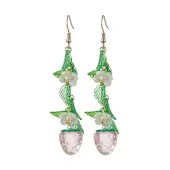 Acrylic 304 Stainless Steel Dangle Earrings