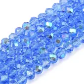 Electroplate Glass Beads Strands