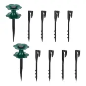 2Pcs Plastic Water Pipe Fixing Regulating Wheel