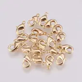 Brass Lobster Claw Clasps