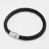 Braided Leather Cord Bracelets