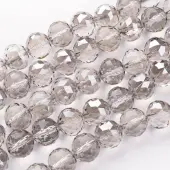 Electroplate Glass Bead Strands