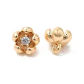 Brass & Cubic Zirconia Pendants