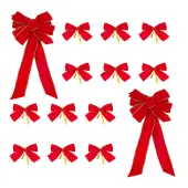 AHADEMAKER 14Pcs 2 Style Polyester Bowknots