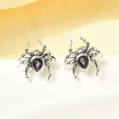 925 Sterling Silver Micro Pave Cubic Zirconia Stud Earrings