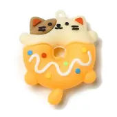 Donut PVC Plastic Cartoon Big Pendants