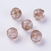 Handmade Silver Foil Lampwork Beads