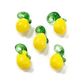 Fruit Food Glass Pendant