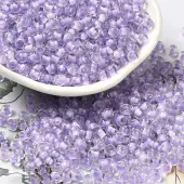 Transparent Glass Round Seed Beads