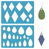 Acrylic Earring Handwork Template