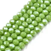Electroplate Glass Beads Strands