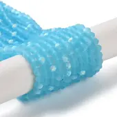 Transparent Glass Beads Strands