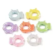 UV Plating Iridescent Acrylic Beads