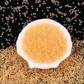 8/0 Inside Colours Transparent Glass Seed Beads