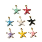 304 Stainless Steel Enamel Charms
