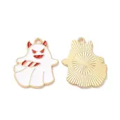 Light Gold Plated Alloy Enamel Pendants