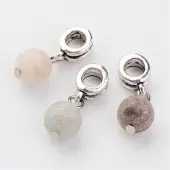 Large Hole Alloy European Dangle Charms