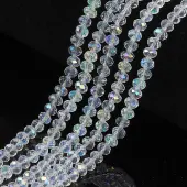 Electroplate Glass Beads Strands