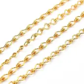 Brass Textured Ladder Chains