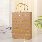 Polka Dot Pattern Rectangle Paper Bags