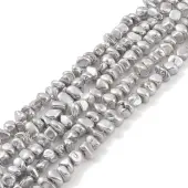 Electroplated Shell Pearl Beads Strands