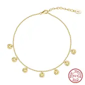 925 Sterling Silver Cable Chain Anklet