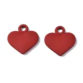 Spray Painted Alloy Charms