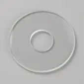 Transparent Glass Linking Rings