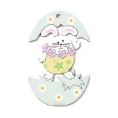 Easter Theme Wood Big Pendants