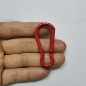 Spray Painted Iron Rock Climbing Carabiners