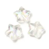 Transparent UV Plating Rainbow Iridescent Acrylic Beads