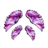 Epoxy Resin Wing Pendants