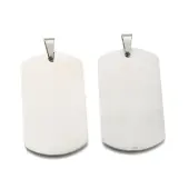 Tarnish Resistant 201 Stainless Steel Stamping Blank Tag Pendants