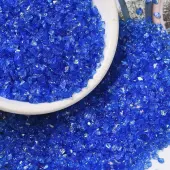 Transparent Electroplate Crushed Glass Craft