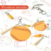 Baseball Acrylic & Wood Pendant Decorations