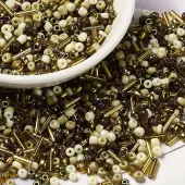 Opaque & Transparent Inside Colours Glass Seed Beads