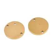 316 Surgical Stainless Steel Micro Pave Cubic Zirconia Links connectors