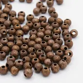Brass Textured Beads