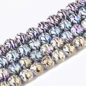 Electroplate Glass Beads Strands