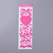 Bowknot & Heart Pattern Decorative Stickers Sheets
