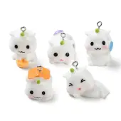 Opaque Resin Cartoon Pendants