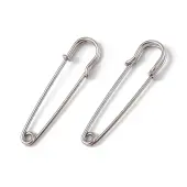 Non-Tarnish 304 Stainless Steel Safety Pins Brooch Findings