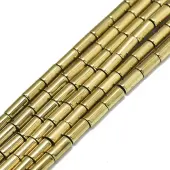 Electroplate Non-magnetic Synthetic Hematite Beads Strands
