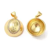 Brass with Cubic Zirconia Pendants
