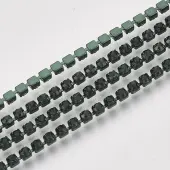 Electrophoresis Iron Rhinestone Strass Chains