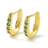 Rack Plating Brass Pave Cubic Zirconia Snap on Bails